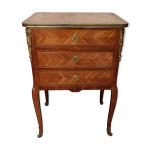 Meuble bar de style louis xv en marqueterie