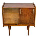 Meuble bar vintage, usine de meubles bytom, pologne, annes 1960.