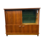 Meuble bar / vitrine / meuble vintage avec section vitrée Meuble bar / vitrine / meuble vintage avec section vitrée