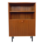 Meuble bibliothèque de rangement vintage style scandinave moderniste teck Meuble bibliothèque de rangement vintage style scandinave moderniste teck