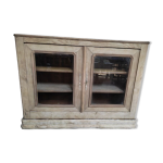 Meuble buffet vitrine bois massif porte vitré aéro - gommé dp 0922142 Meuble buffet vitrine bois massif porte vitré aéro - gommé dp 0922142