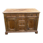 Meuble de boutique en chne vers 1920