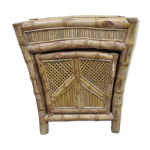 Meuble chiffonnier en bambou et rotin