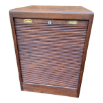 Meuble classeur  rideau coulissant art dco