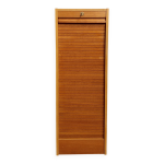 Meuble classeur  rideau vintage en chne