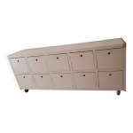 Meuble enfilade en bois  10 tiroirs