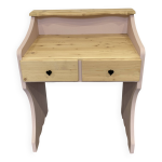 Meuble d'entrée, bureau enfant en bois, restauré Meuble d'entrée, bureau enfant en bois, restauré