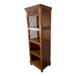 Meuble étagère bois exotique années 90 Meuble étagère bois exotique années 90
