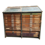 Meuble imprimerie ancien