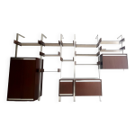 Meuble living / bibliothèque suspendue modulable par michel ducaroy pour ligne roset vintage 1970 Meuble living / bibliothèque suspendue modulable par michel ducaroy pour ligne roset vintage 1970
