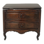 Meuble de maitrise en chne sculpt commode scriban xviii sicle