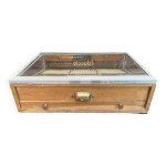 Meuble de mtier ancienne vitrine  stylos