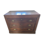 Meuble de m�tier, comptoir 3 tiroirs en ch�ne