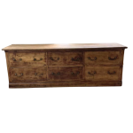 Meuble de mtier de soyeux noyer xxl annes 50