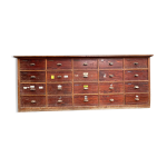 Meuble de m�tier a tiroirs de pharmacie