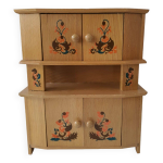 Meuble de poupe buffet mado vintage maison de poupe autre