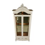 Meuble de prsentation style louis xv, bois peint