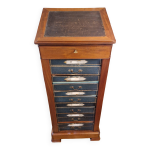Meuble de rangement, cartonnier en acajou