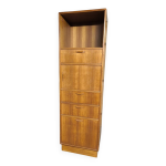 Meuble de rangement, étagère hi - fi scandinave vintage en teck Meuble de rangement, étagère hi - fi scandinave vintage en teck