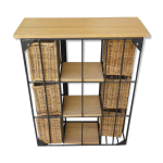 Meuble rotin mtal