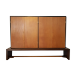 Meuble de salon en palissandre et sycomore 1950