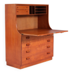 Meuble secrétaire des années 1960 par børge mogensen pour søborg møbelfabrik, danemark Meuble secrétaire des années 1960 par børge mogensen pour søborg møbelfabrik, danemark