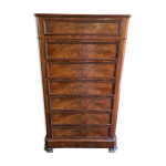 Meuble semainier en acajou style louis philippe 19 me