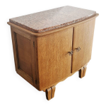 Meuble style art dco - chne et htre - annes 50