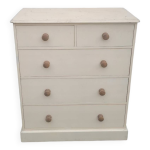 Meuble  tiroirs de mtier magasin en sapin patin