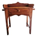 Meuble de toilette pitchpin 1905 Meuble de toilette pitchpin 1905