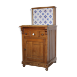 Meuble de toilette en pitchpin