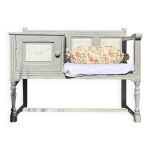 Meuble vintage relook� ancien meuble t�l�phone, bois & blanc