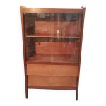 Meuble vitrine 2 tiroirs vintage