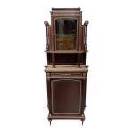 Meuble vitrine napoléon iii en acajou et bronze ciselé xix siècle Meuble vitrine napoléon iii en acajou et bronze ciselé xix siècle