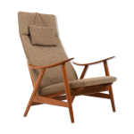 Mid century illum wikkels� chaise longue en teck