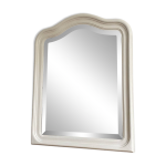 Miroir ancien  chapeau de gendarme blanc