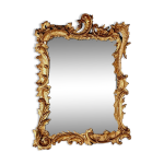 Miroir ancien encadrement bois sculpté doré vers 1800, 54x39 cm sc227 Miroir ancien encadrement bois sculpté doré vers 1800, 54x39 cm sc227