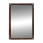 Miroir ancien � facettes en bois sculpt�, france, ann�es 1850