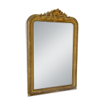 Miroir ancien louis - philippe sculpté et doré à la feuille Miroir ancien louis - philippe sculpté et doré à la feuille