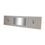 Miroir art deco avec 2 patres