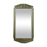 Miroir art dco bois dor 77x40cm