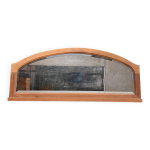 Miroir art dco sculpt en chne massif brut, rnov