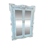 Miroir art dco en teck birman