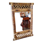 Miroir en bambou et rotin Miroir en bambou et rotin