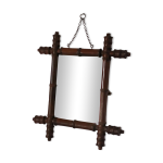 Miroir barbier bambou annes 20 / 30
