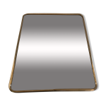 Miroir barbier contour aluminium + trépied décoration vintage Miroir barbier contour aluminium + trépied décoration vintage