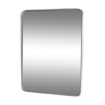 Miroir barbier entourage m�tal