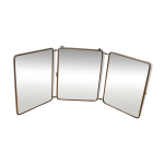 Miroir barbier triptyque (70 * 28cm)