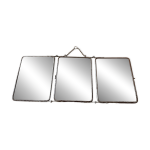 Miroir de barbier triptyque annes 30