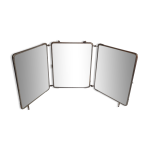Miroir de barbier triptyque � poser ou � suspendre 1900